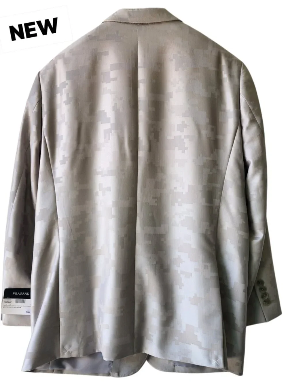 Jos. A. Bank Light Tan Digital Camo Sport Coat Blazer
